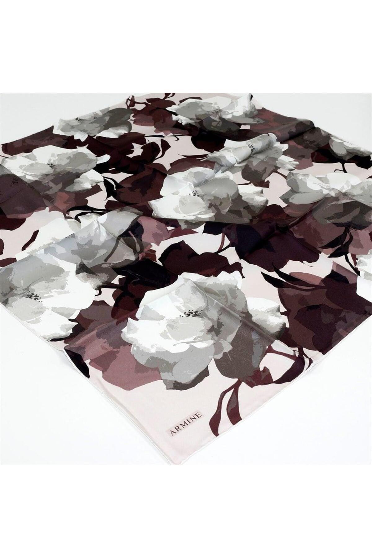 Armine-Eșarfă de mătase Nostalgia - 8534-87 Powder Twill 1