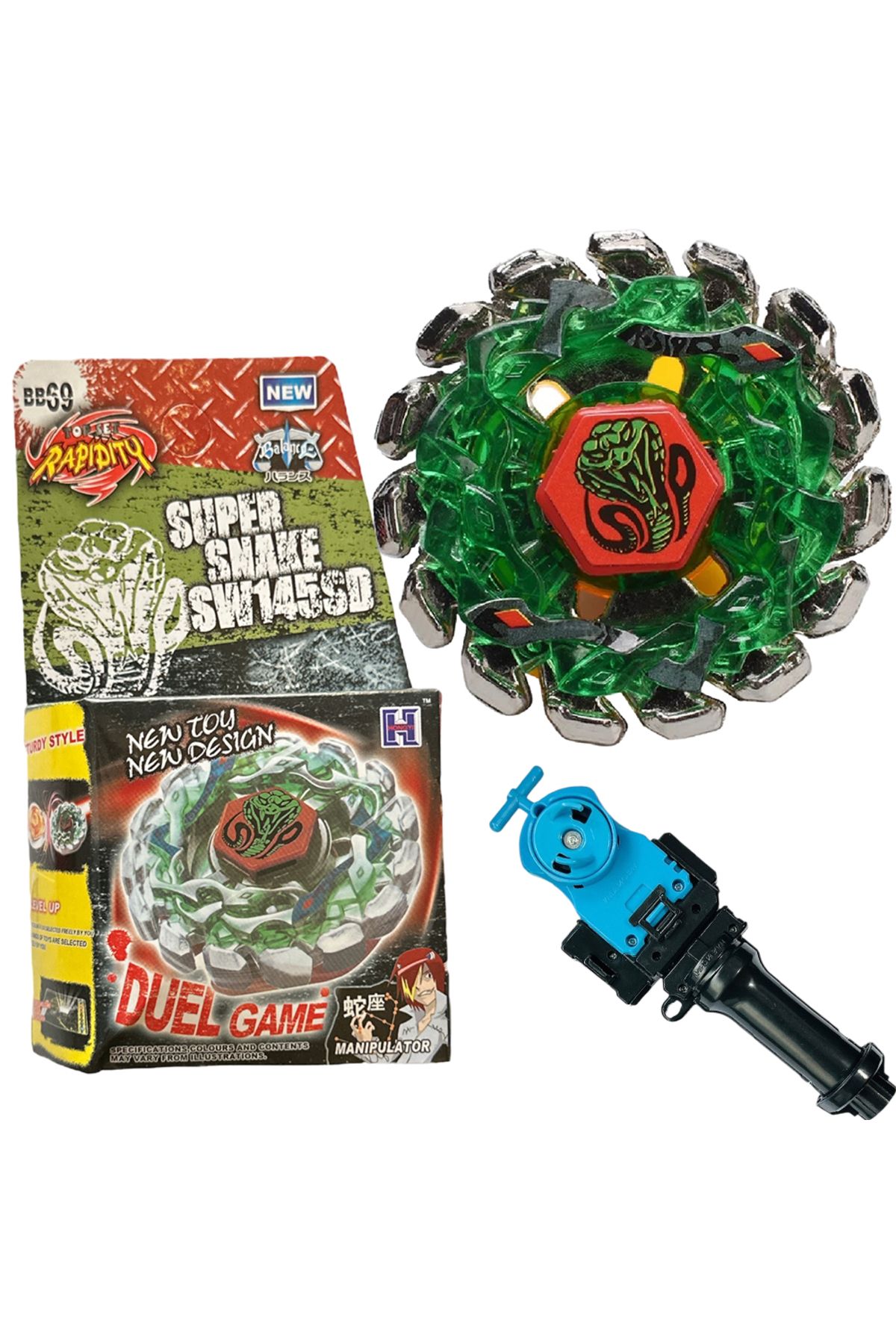 RAPIDITY BB69 BEYBLADE METAL FUSION POISON SERPENT