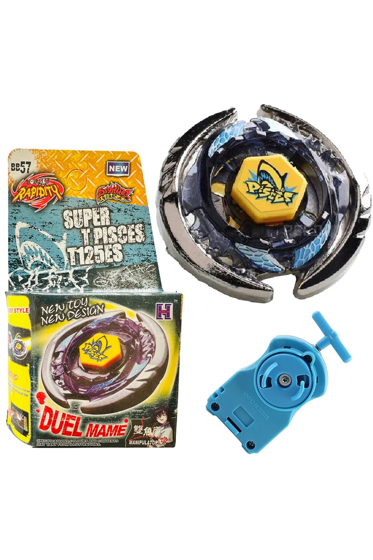 RAPIDITY BB57 BEYBLADE METAL FUSION Thermal Pisces TOPAÇ HEDİYE OYUNCAK