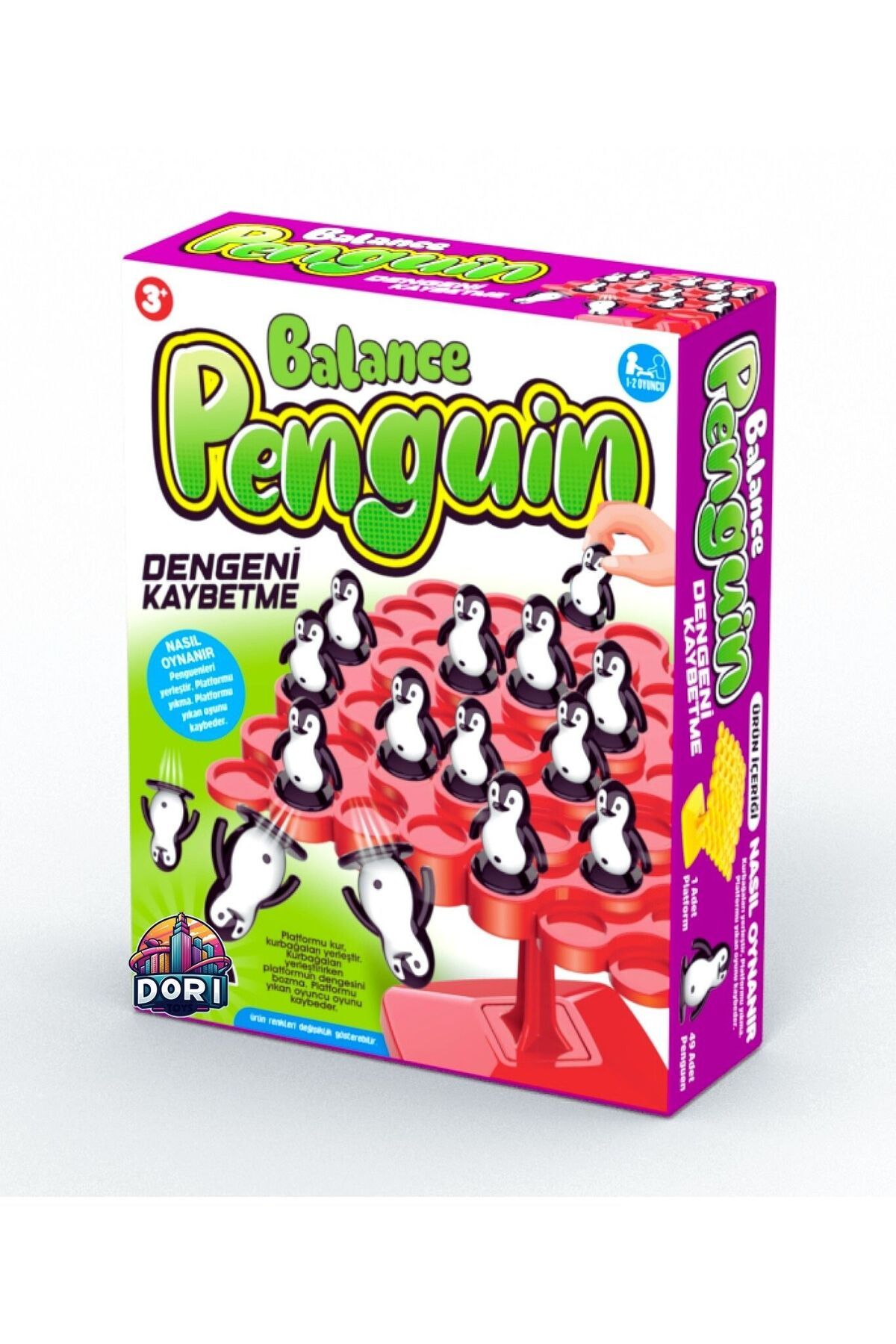 Dori Toys Penguen Denge Ebeveyn Çocuk Etkileşimi Oyunu Eğitici Oyuncak