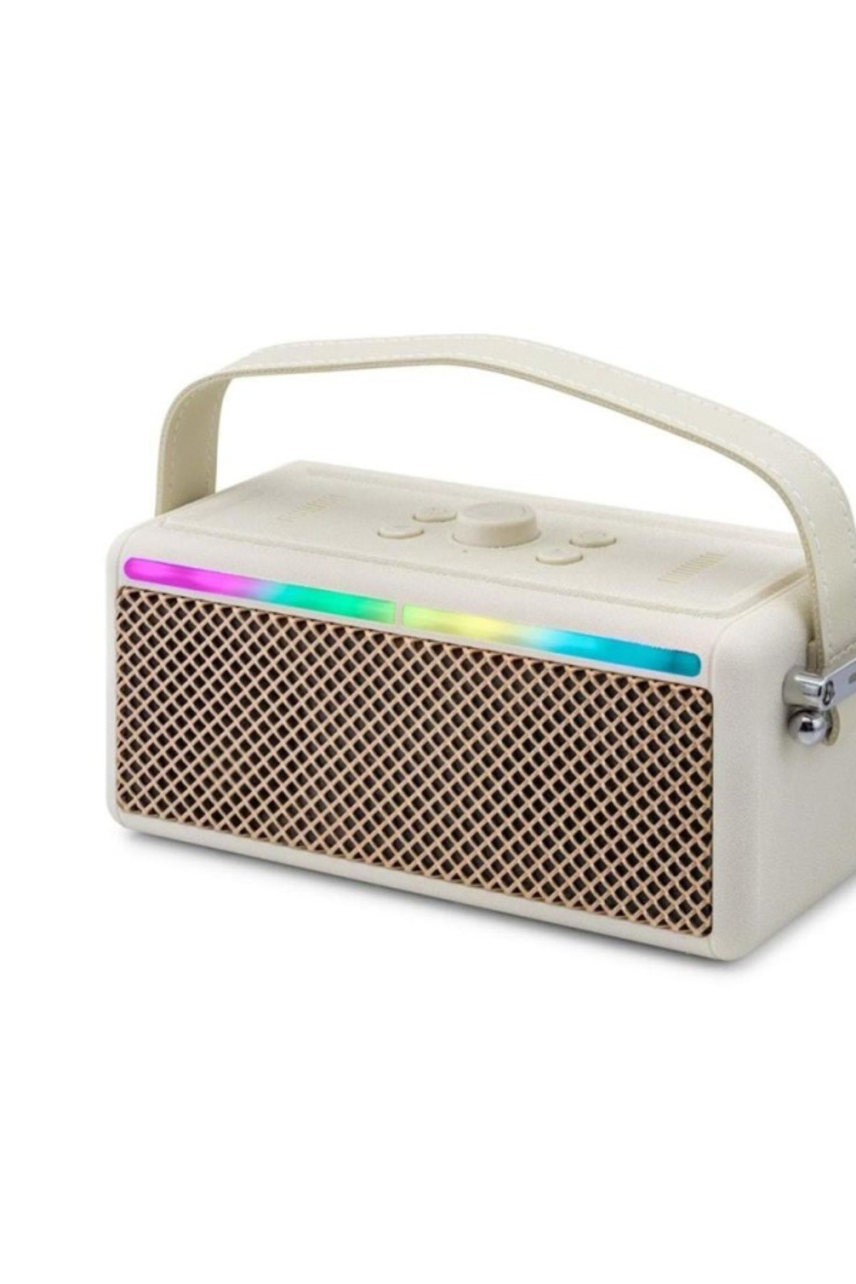 HADRON M82 Beyaz Bluetooth Speaker185-78-78mm