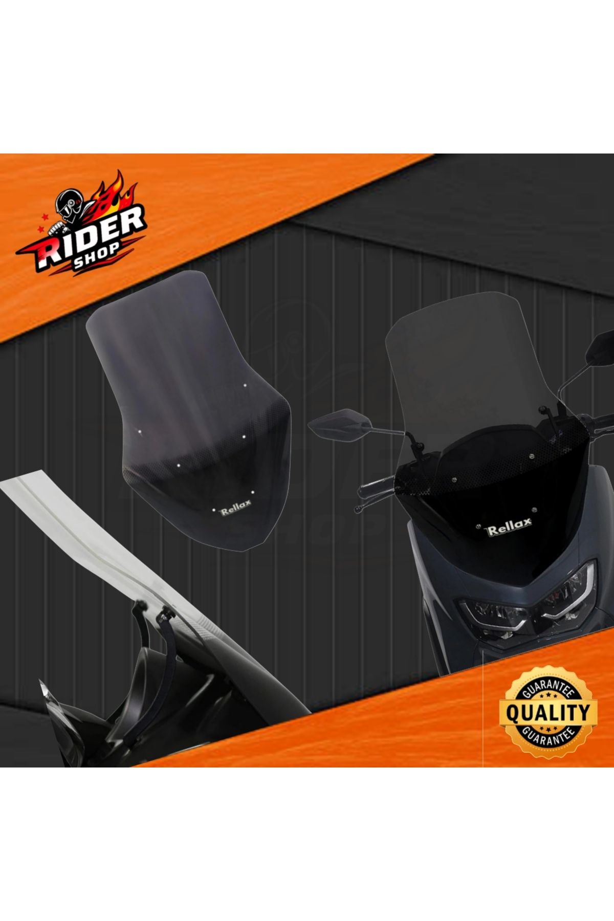 JİEKAİ Rüzgar Koruyucu Cam *Yamaha NMAX 125 / 155 2021-2024 Uyumlu*