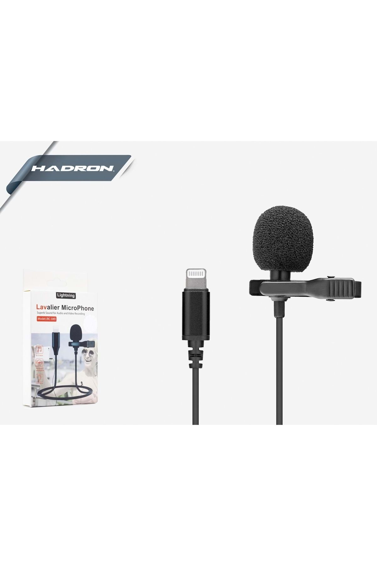 HADRON Mikrofon Yaka Lightning İphone Hadron HD565