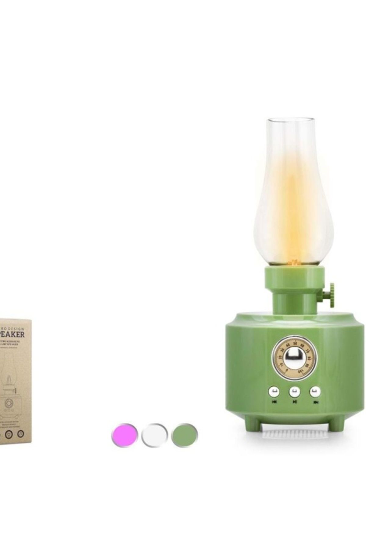 HADRON C210 Bluetooth Nostalji Gaz Lambası Speaker100-100-200MM