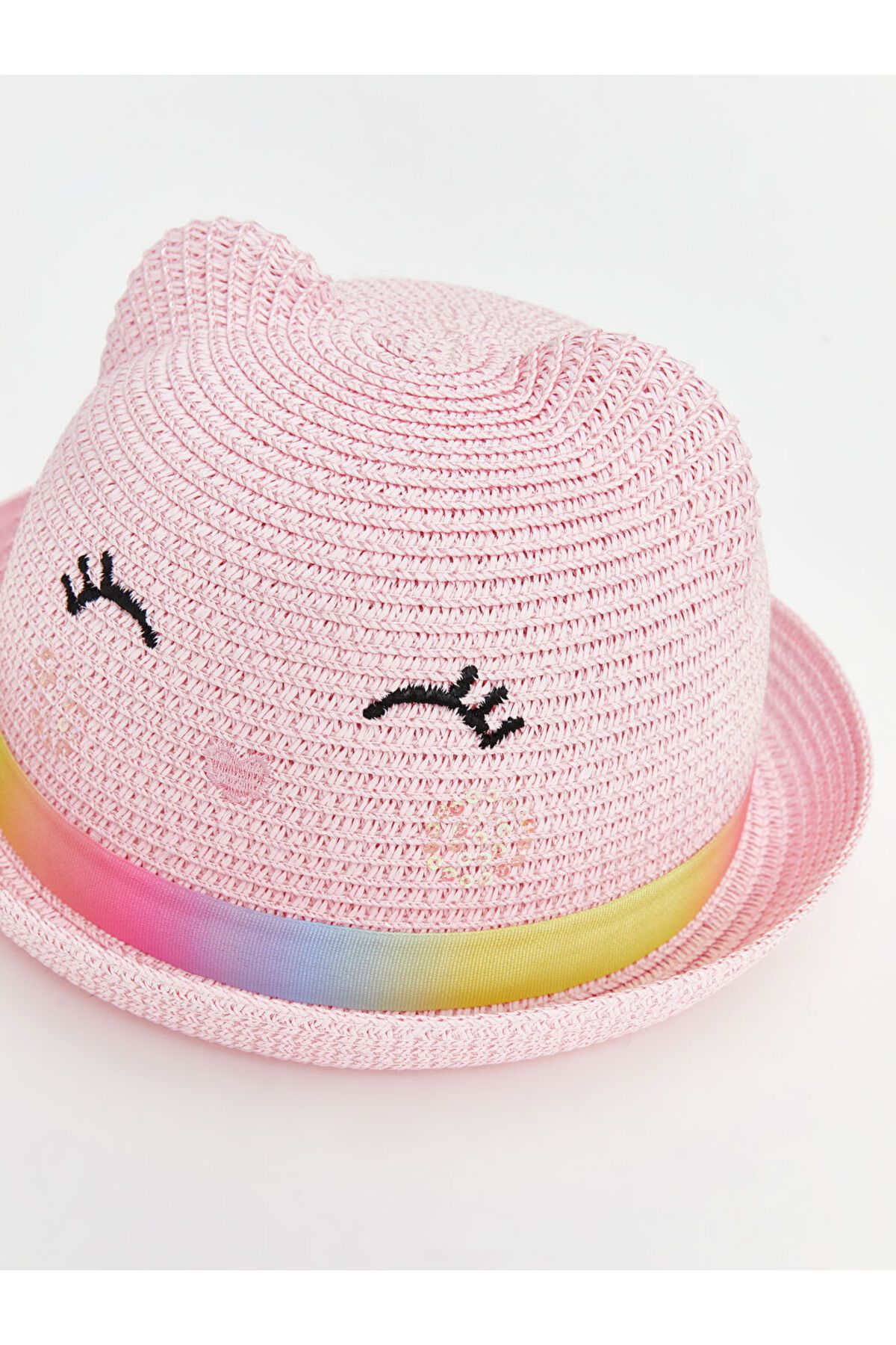 LC Waikiki-LCW ACCESSORIES Girl's Straw Hat 3