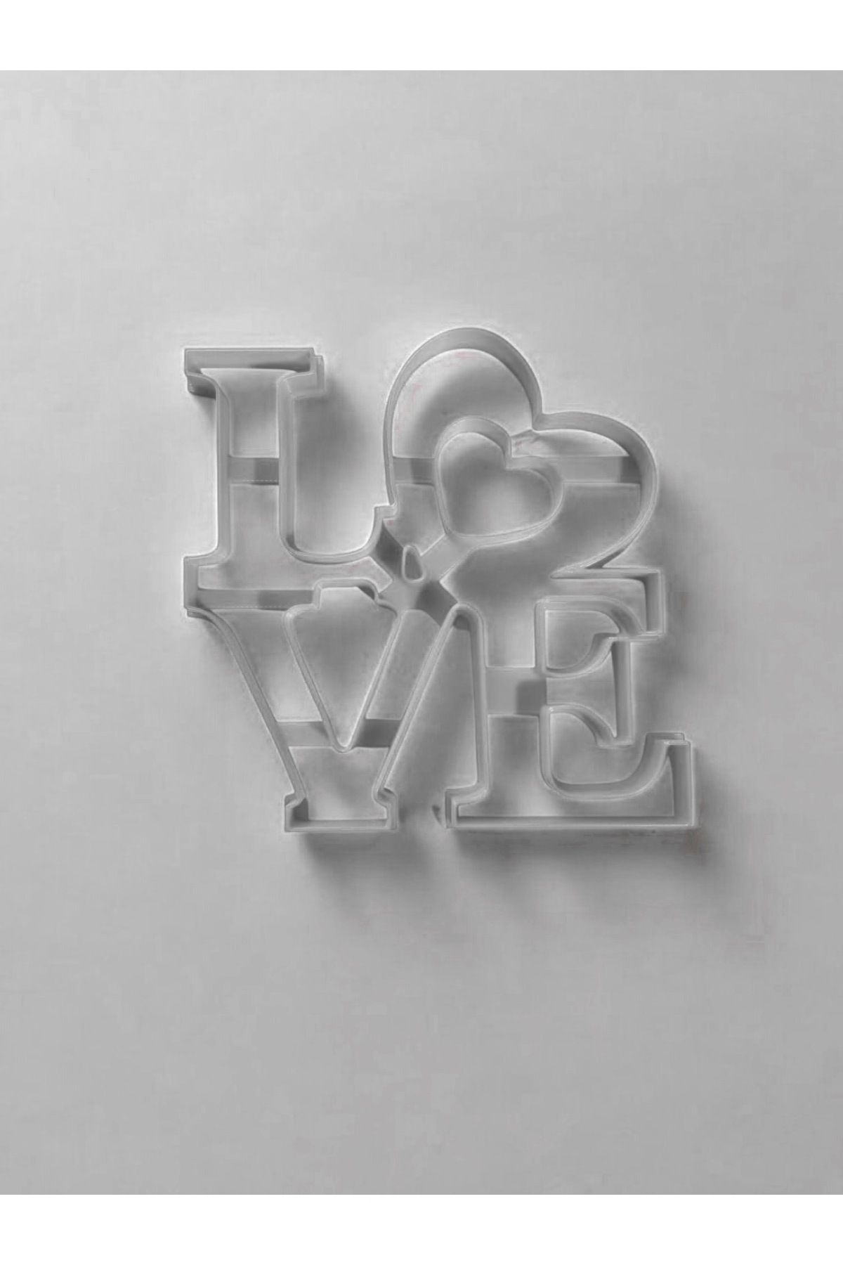 Home Sevgililer Günü Kurabiye Kalıbı, LOVE kurabiye Kalıbı, 14 cm