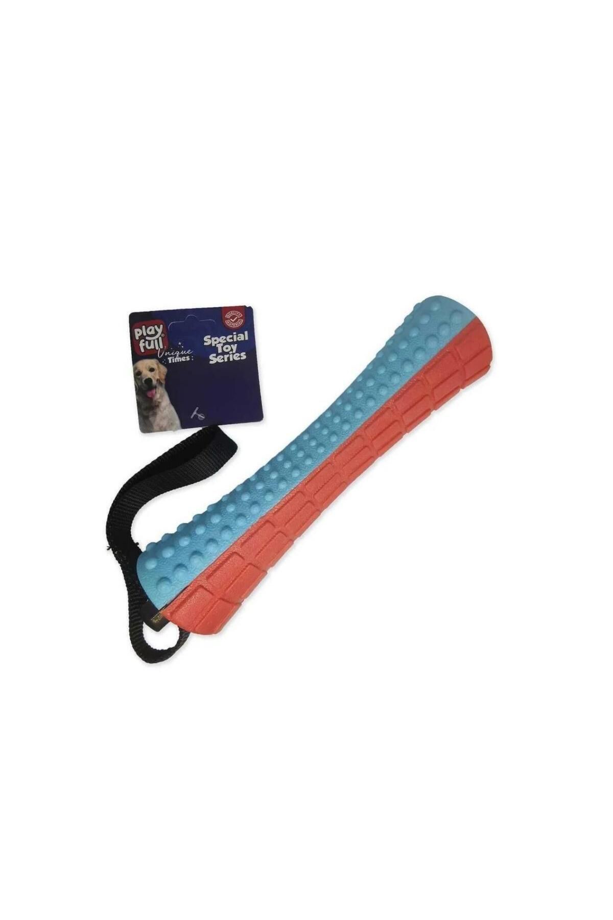 YEMCİPETSHOP Playfull İpli Stick Kauçuk Köpek Oyuncağı 37 cm