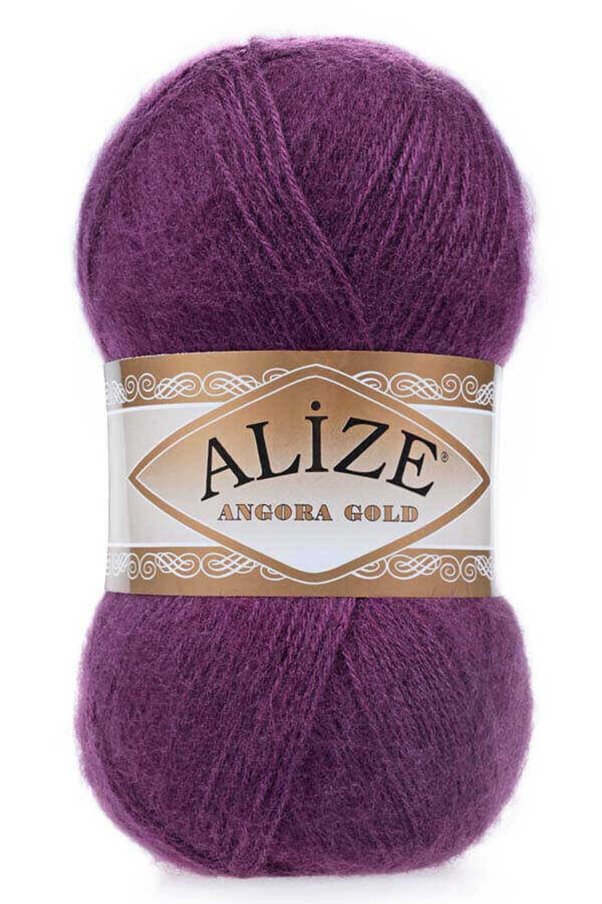 Alize Angora Gold Örgü İpi 111 Mürdüm