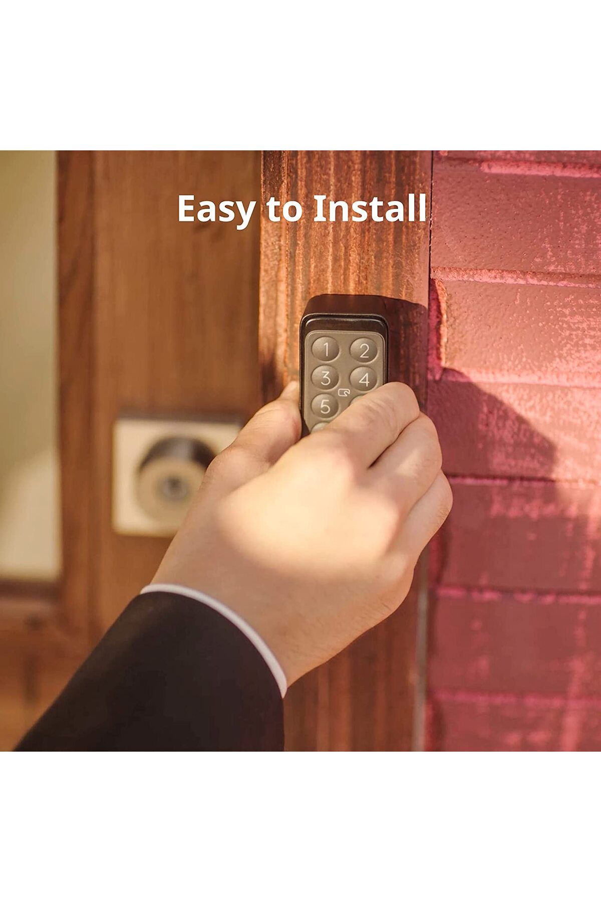SwitchBot-Smart Keypad Touch for SwitchBot Lock Fingerprint Keyless Home Entry IP65 Waterproof 2
