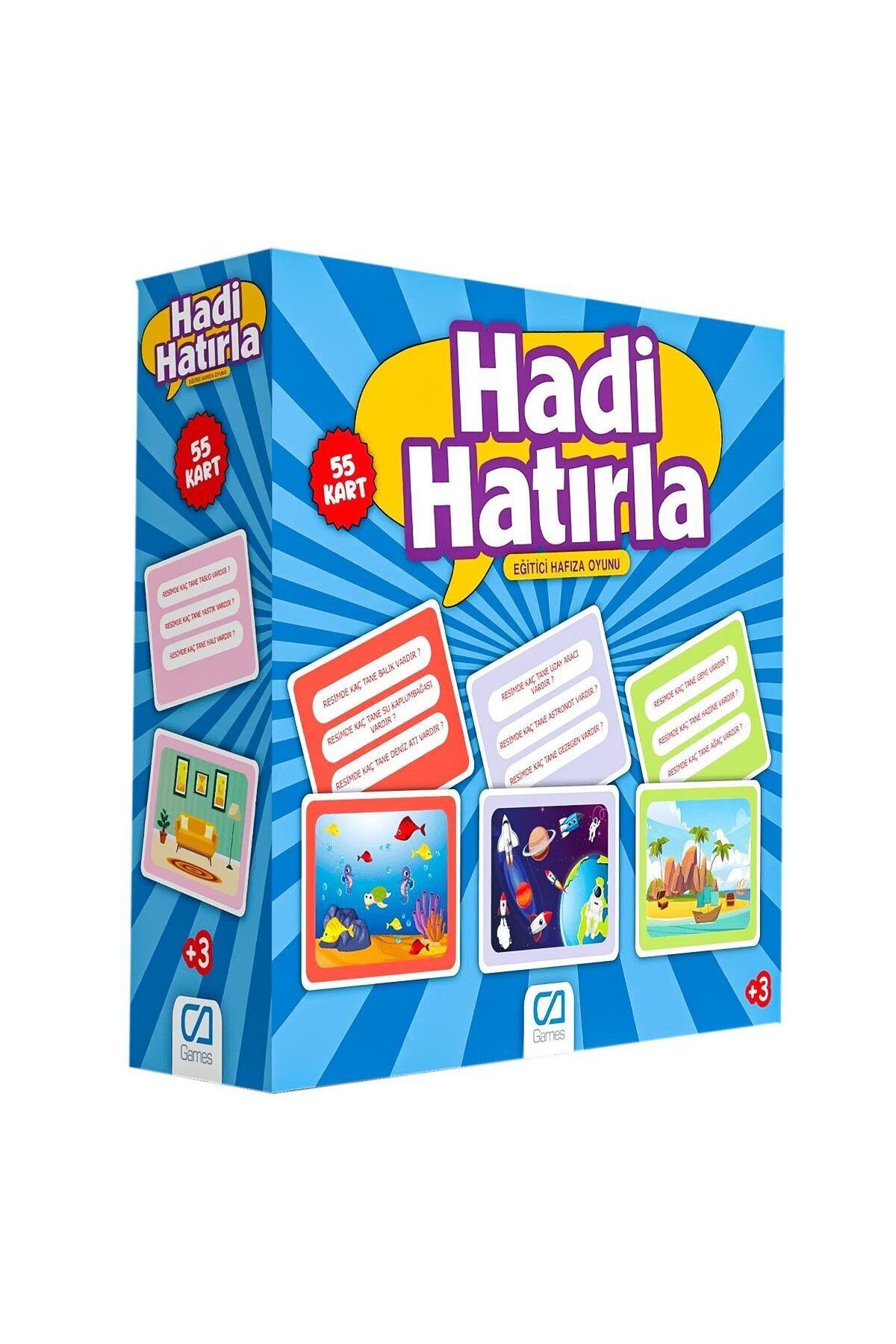 Greatmark 5108 CA Games,  Hadi Hatırla  - Eğitici Hafıza Oyunu / +5 yaş