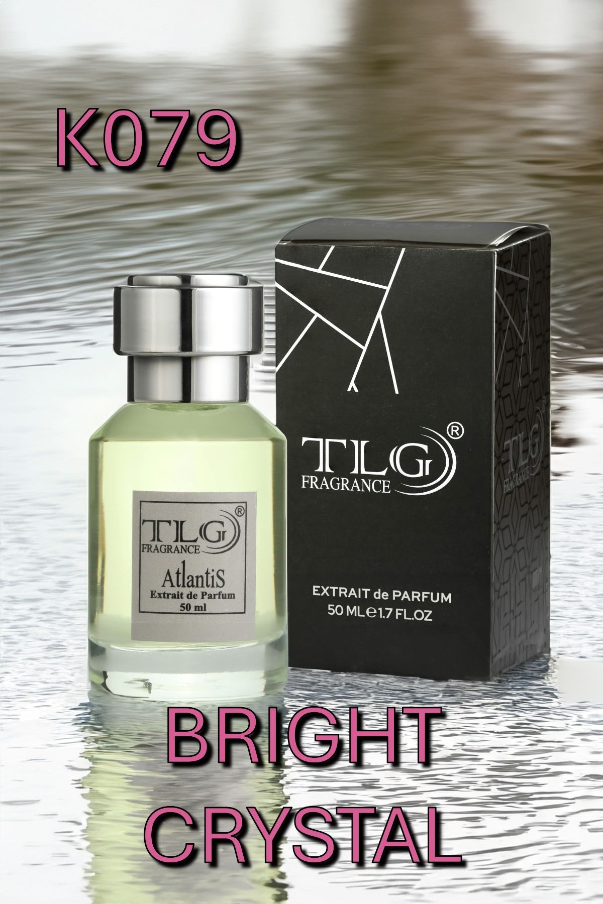 TLG K079 TLG Bright Crystal Extrait Kadın Parfümü, 50 ml