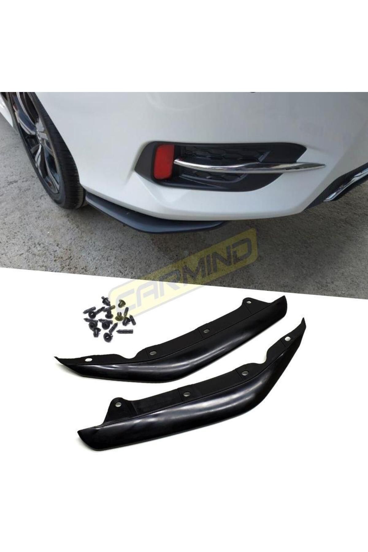 Carmind Honda Civic FC5 Uyumlu Arka Tampon Altı Flap 2016-2019