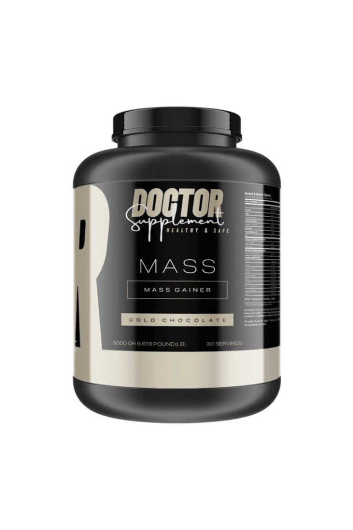 DR SUPPLEMENT GOLDEN MASS GAİNER 3 KG 30 SERVİS ÇİKOLATA AROMALI