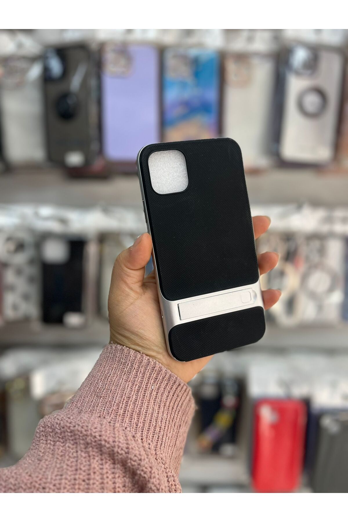 TECNOTREND APPLE İPHONE 11 PRO MAX STANDLI VERUS SİLİKON KAPAK