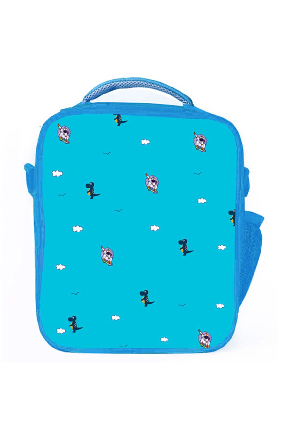 Eazy Kids-Eazy Kids Bento Boxes wt Insulated Lunch Bag Combo - Jawsome Shark Blue 8