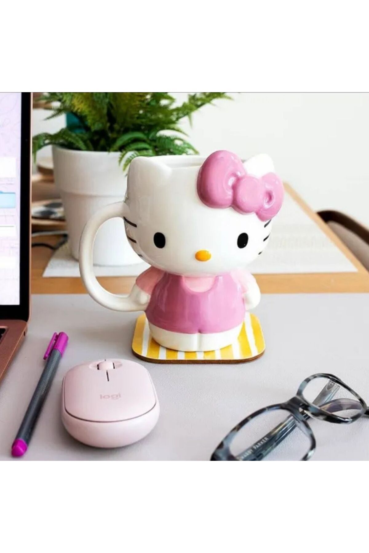 Çılgıntrend Hello Kitty Tasarımlı Kupa Bardak