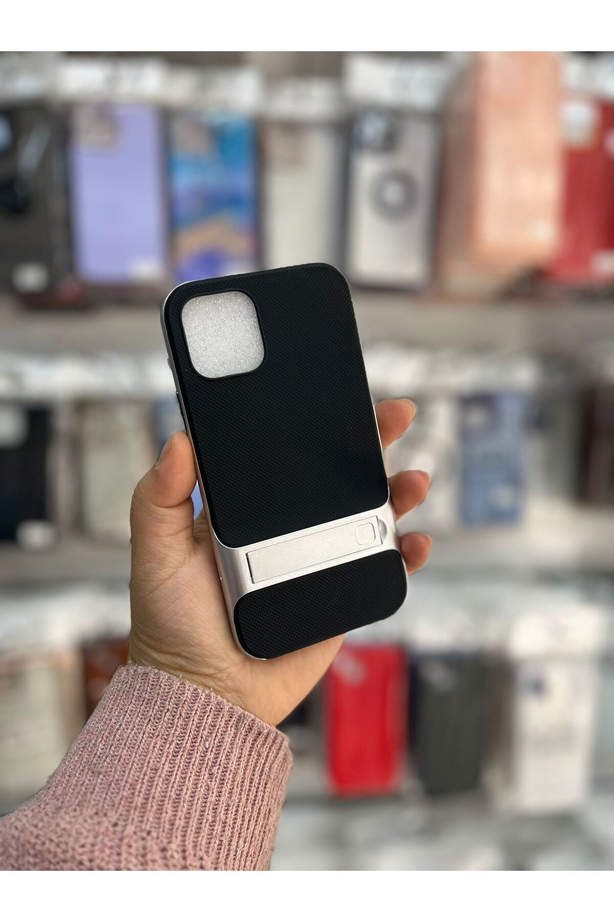 TECNOTREND APPLE İPHONE 11 PRO STANDLI VERUS SİLİKON KAPAK