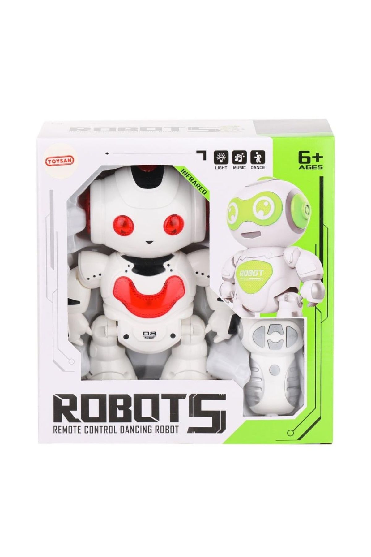 EGATOPTAN Nessiworld J608-1  Kumandalı Dans Eden Robot -Toysan Oyuncak