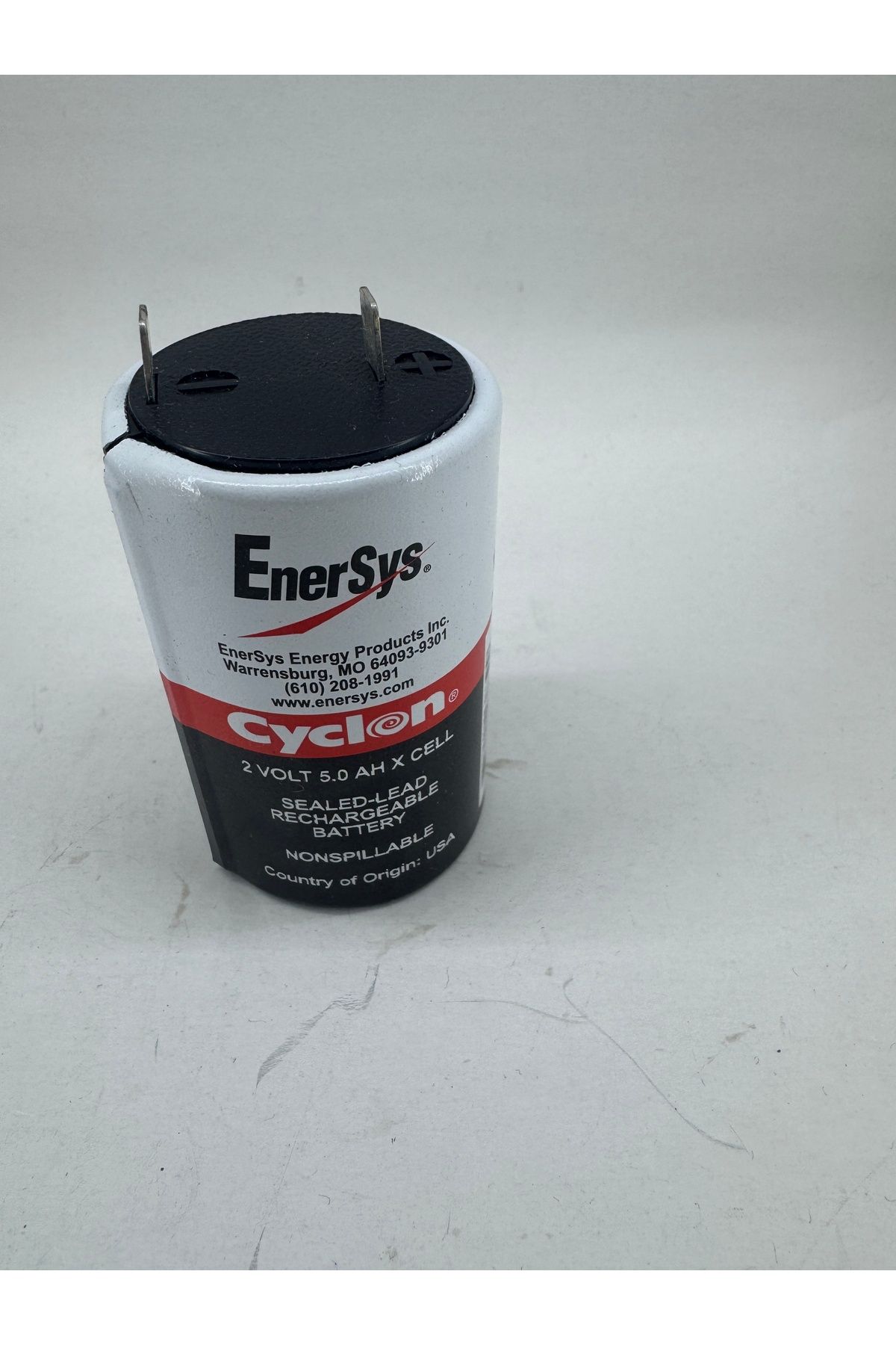 Hawker Energy HAWKER ENERSYS 0800-0004 6140013452707 BATTERY ASSEMBLY Cyclon 0800-0004 Single X Cell 2V 5AH Akü