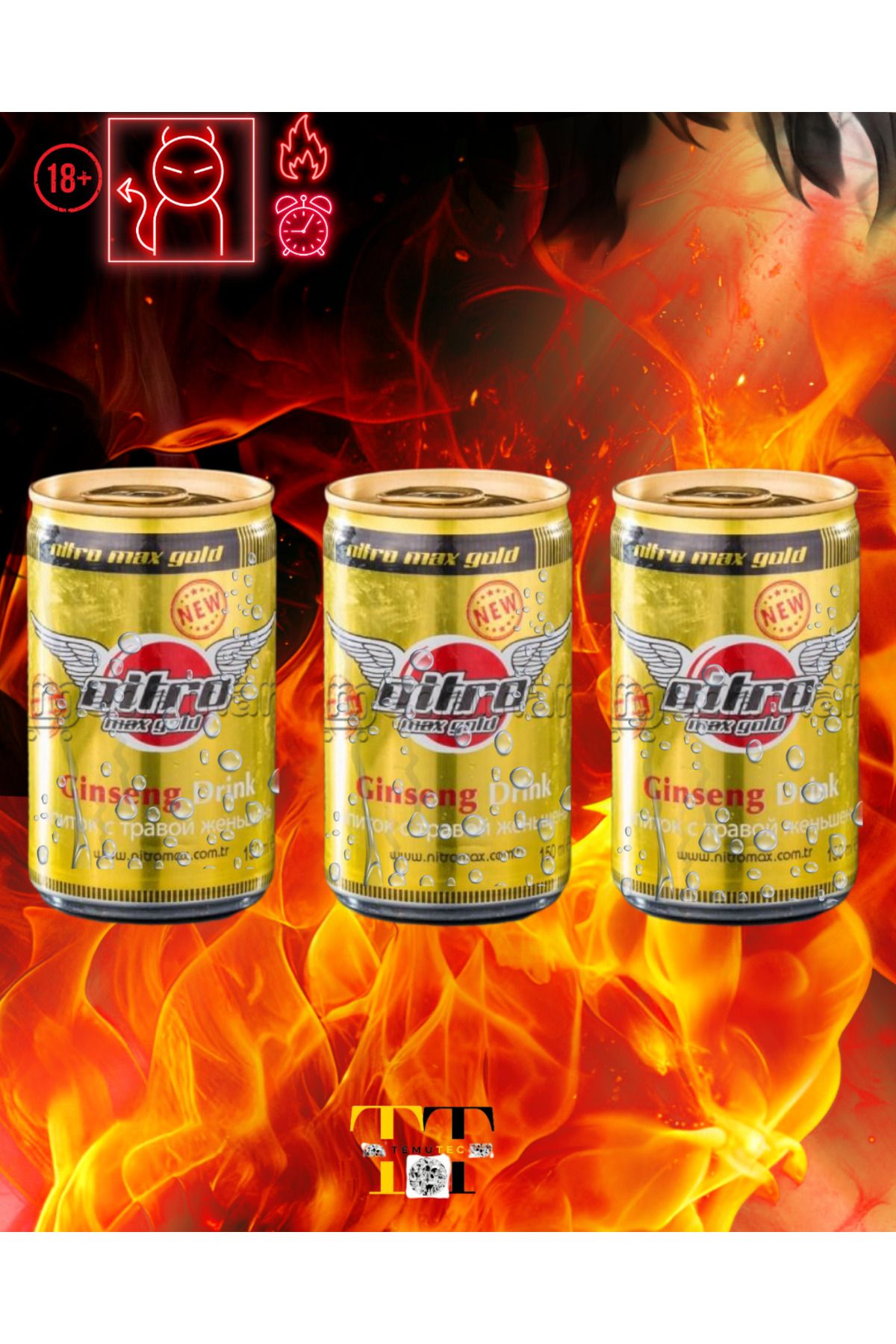 Nitro ENERJİ İÇECEĞİ 150ml 3 ADET