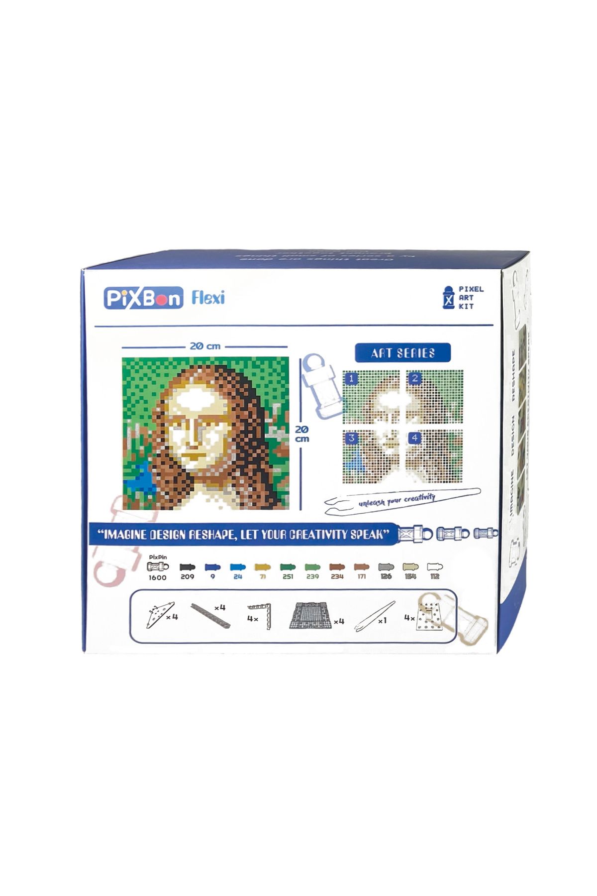 PixBon Flexi Pixel Sanat Kiti / Mona Lisa / midi