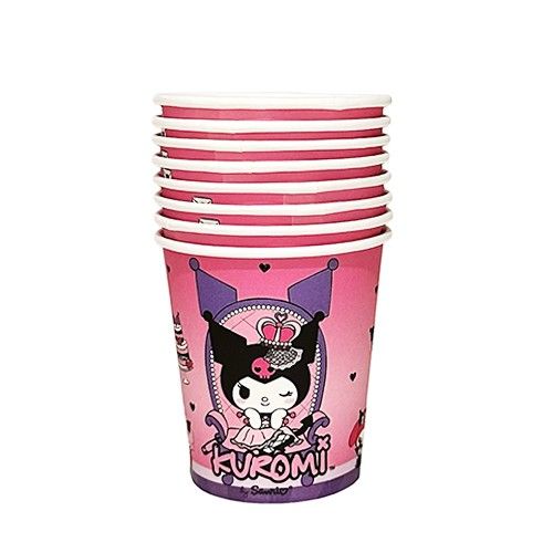 Kuromi Karton Bardak 8 Adet, fiyatı