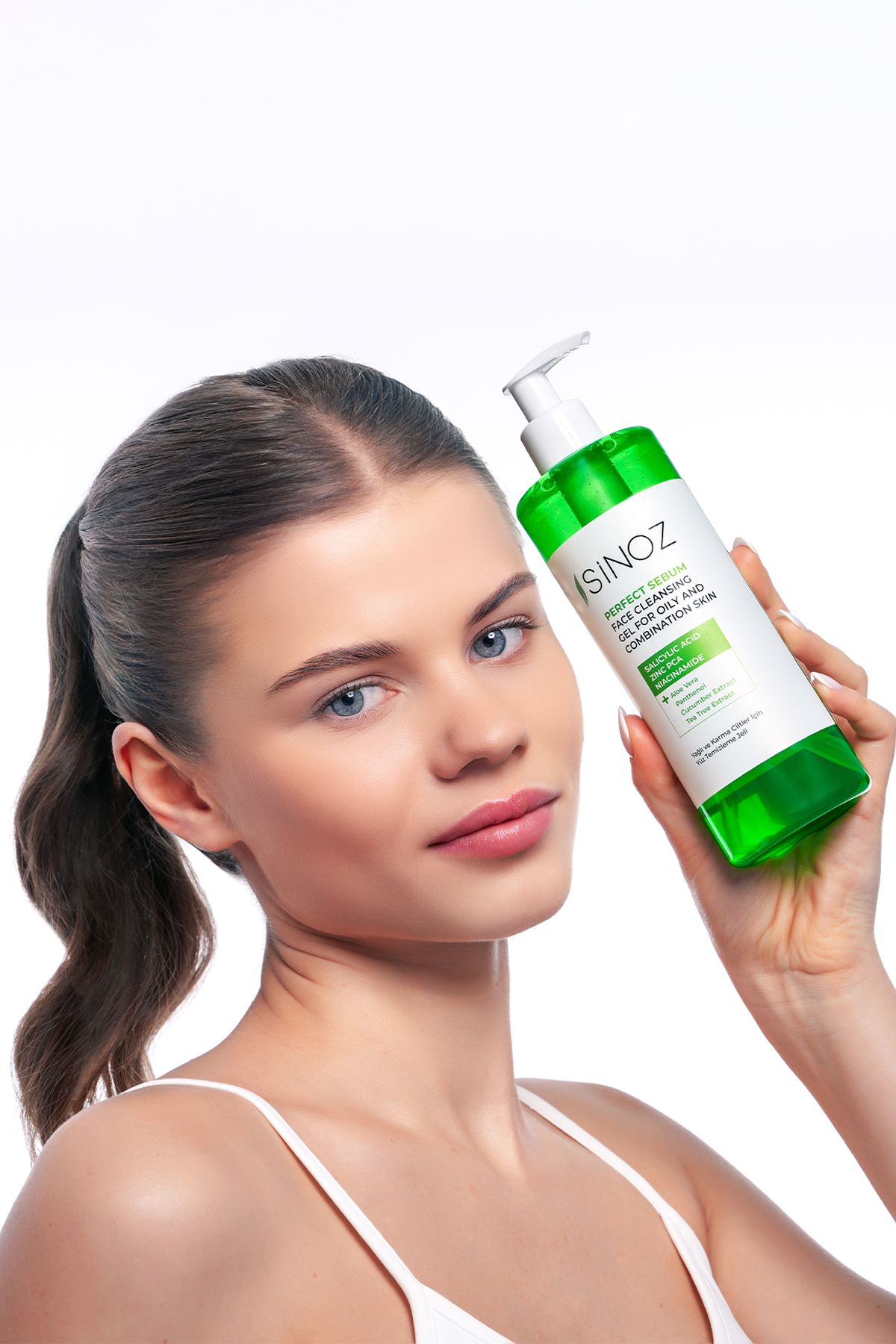 SİNOZ-Perfect Sebum Balancing Gesichtsreinigungsgel 400 ml für fettige Mischhaut 5
