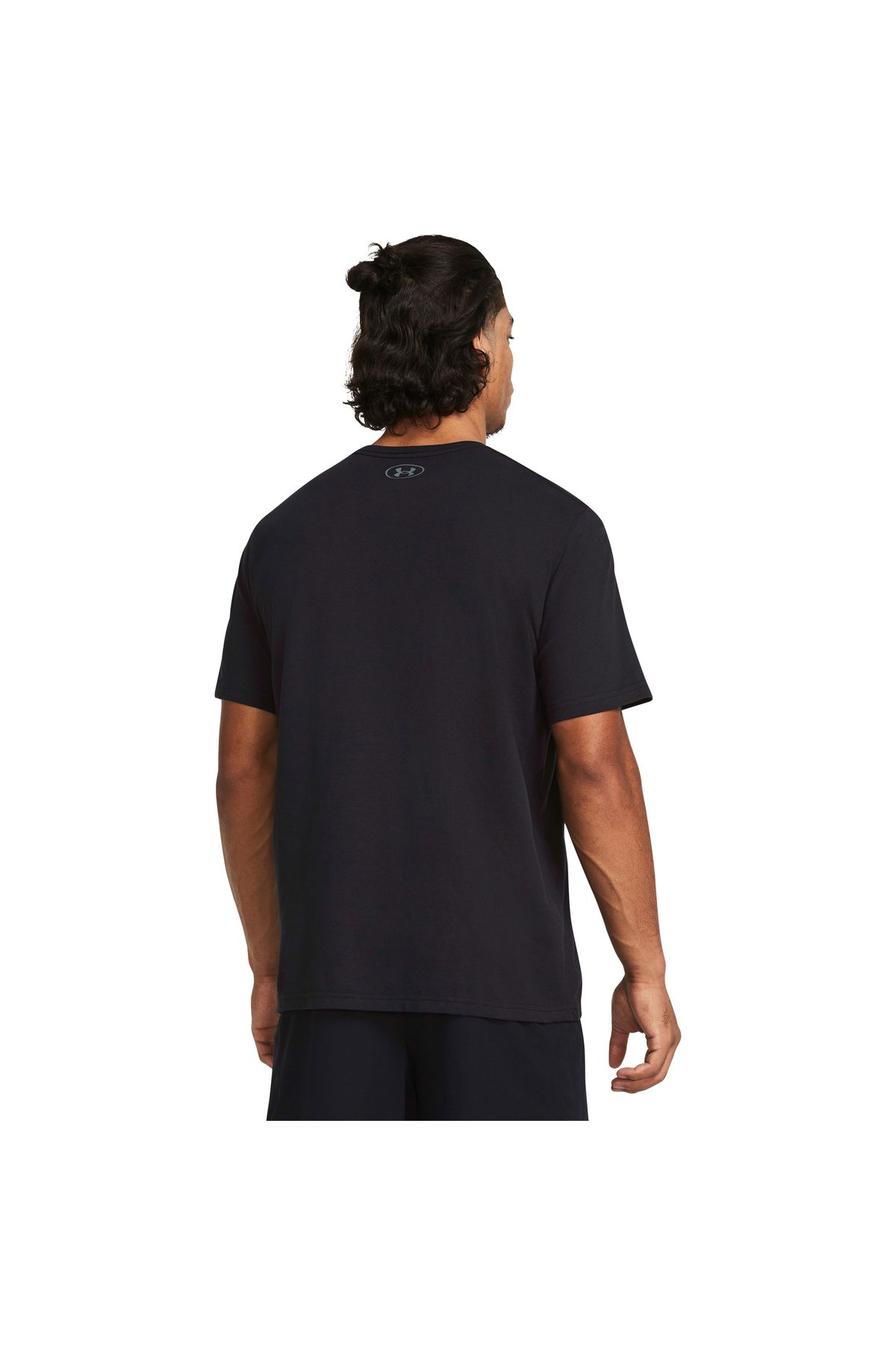 تی شرت ورزشی مشکی مردانه آیکون خالص BBALL UA فروخته شده کوتاه 1382855 001 Under Armour