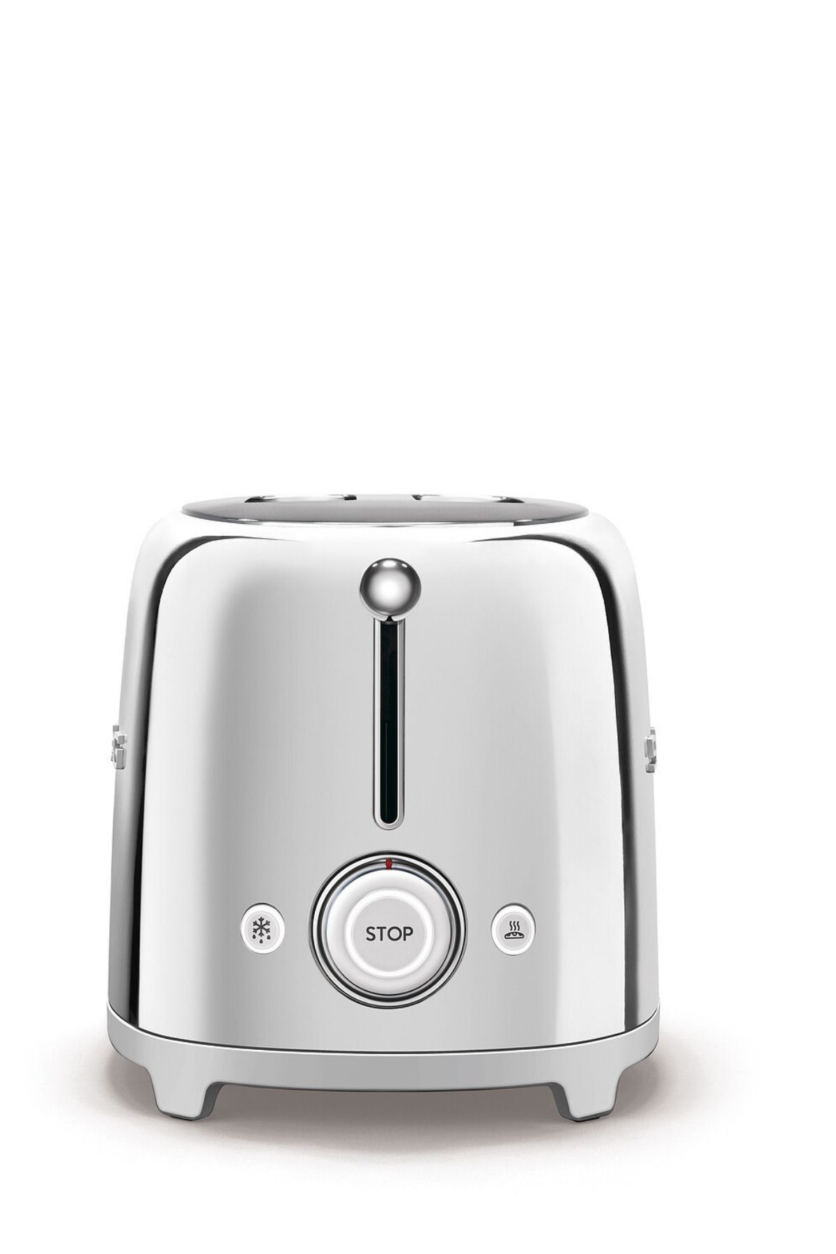 SMEG-محمصة خبز بلون فولاذي 2x4 4