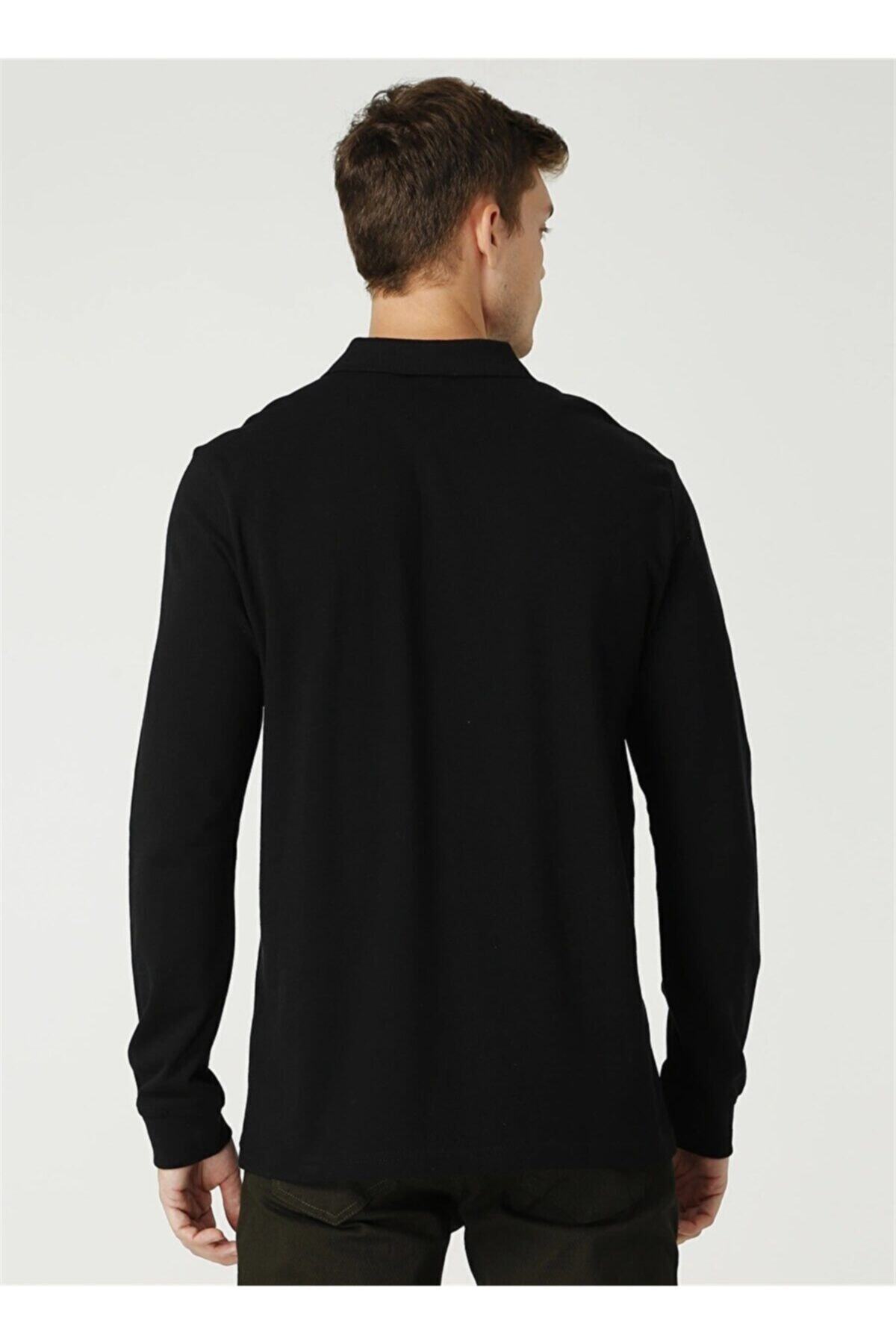 سویشرت مردانه مشکی یو اس پولو | 21KEAYDLSWT0001 اورجینال - تصویر 4