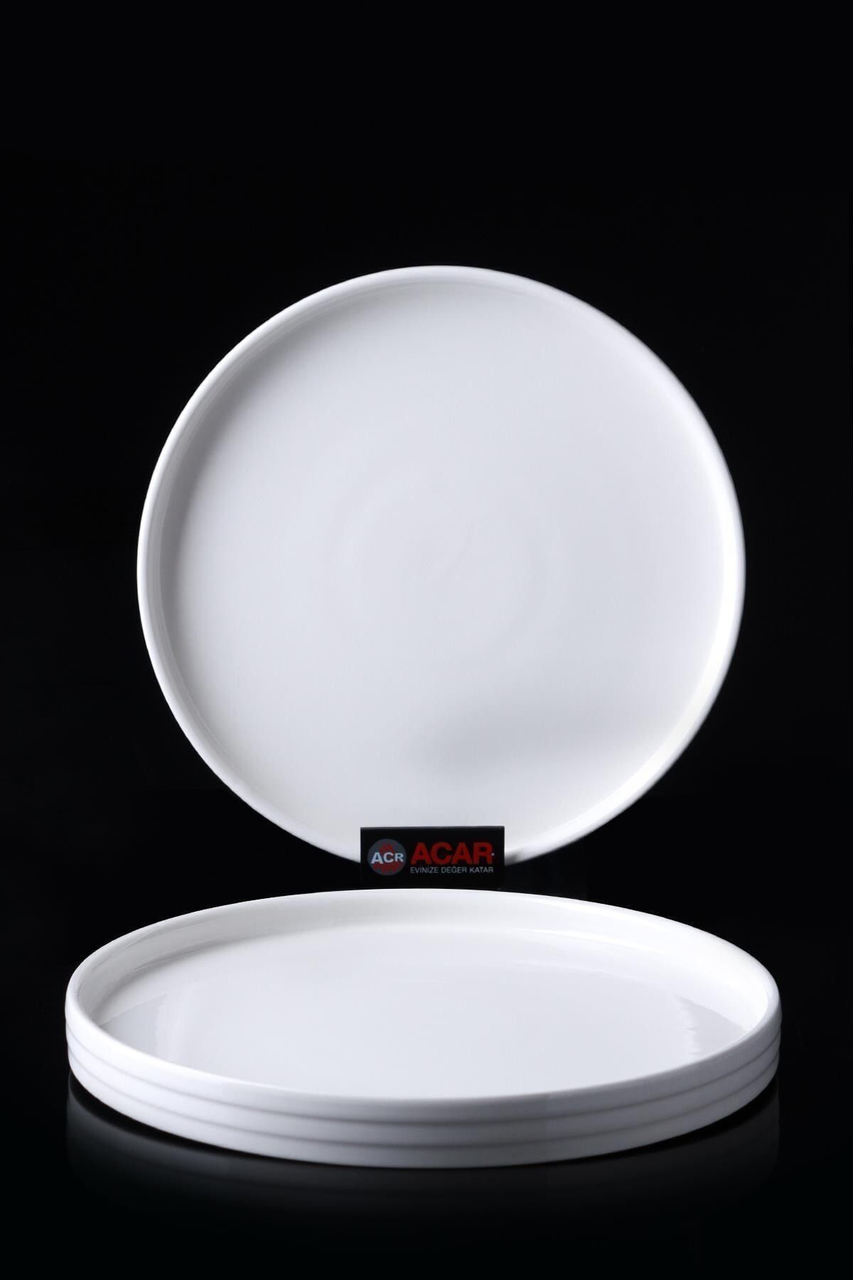 ACAR Bianca Perla Круглая фарфоровая сервировочная тарелка, 6 предметов, 23,5 см YSF-011806/4X6=24TY