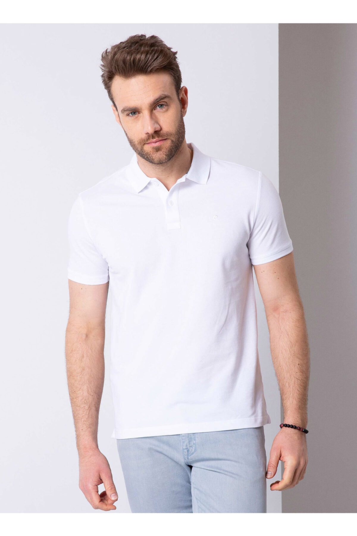 تیشرت مردانه سفید پیرکاردین | 5002382091 اورجینال - تصویر 4