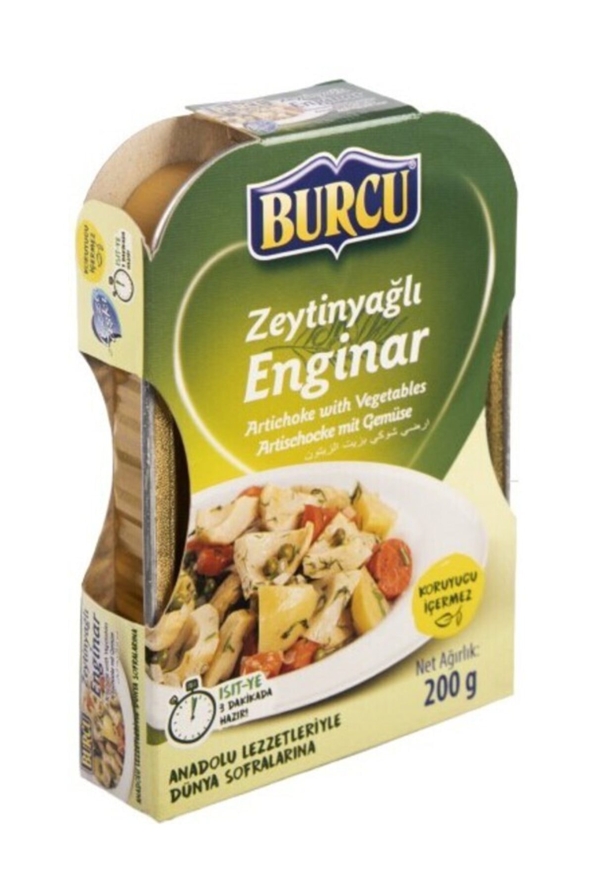 BURCU zeytinyağlı enginar 200 gram