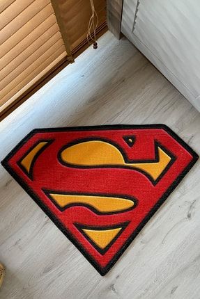 Mira 843 Superman Logo Desenli Halı Mira843
