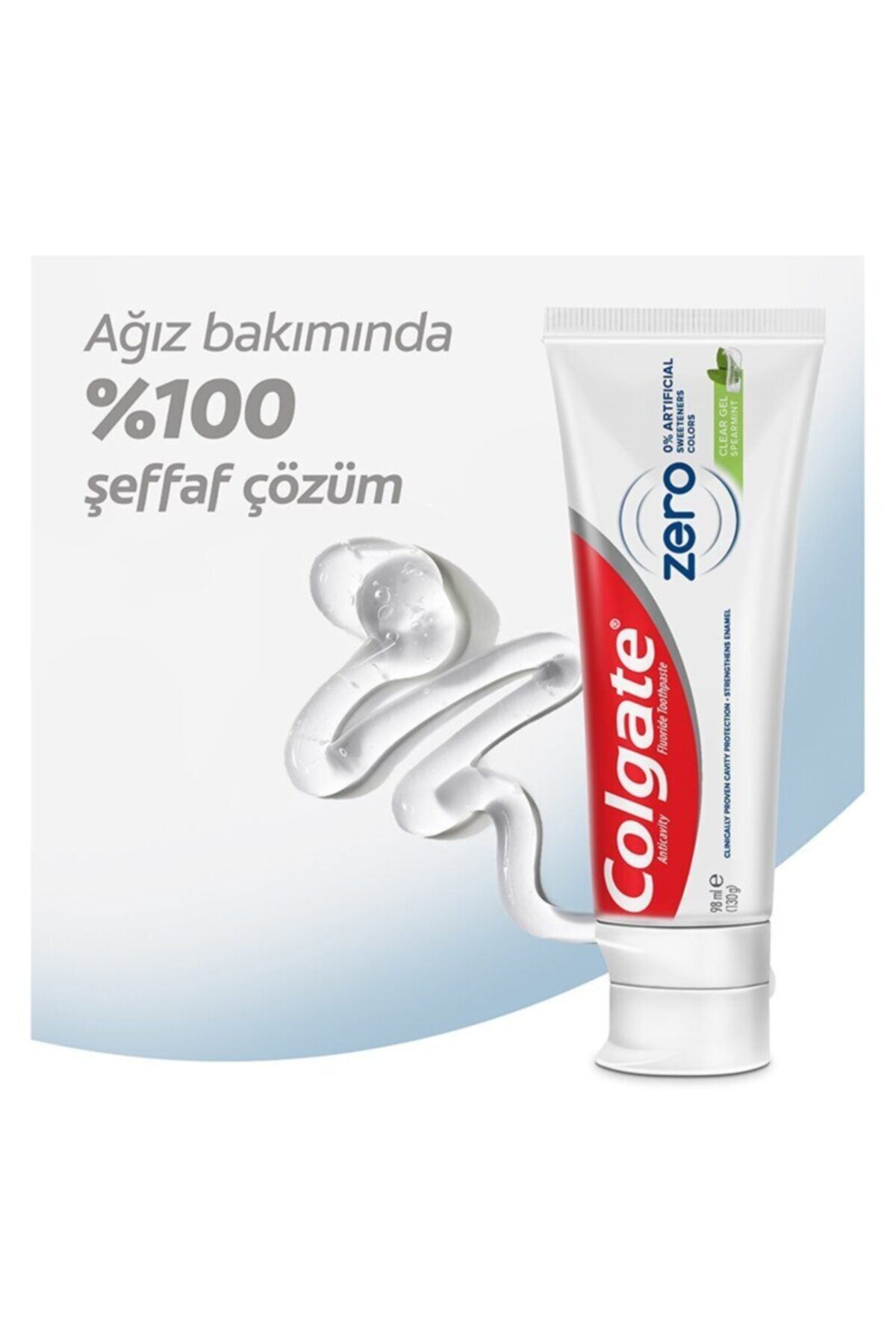 Colgate-Zero Spearmint Transparent Toothpaste 98 ml 7
