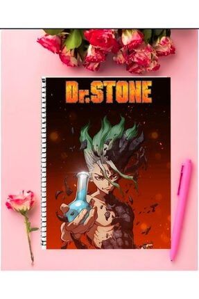 Dr Stone Anime Defter 1 Adet Özel Tasarım A5 Boyutu 15*21 cm Telli Çizgisiz Defter denizdefter3173