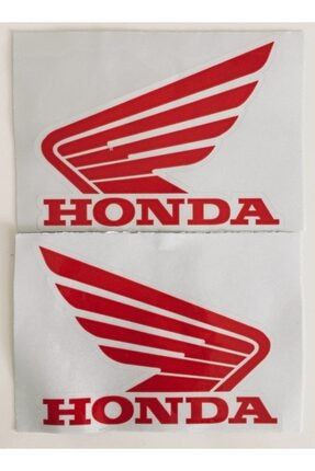 Honda Sticker Kanat Logo Kırmızı 9658482