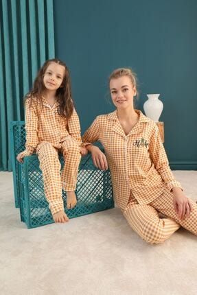 Pamuklu Likralı Düğmeli Biyeli Pijama Takım 21273025