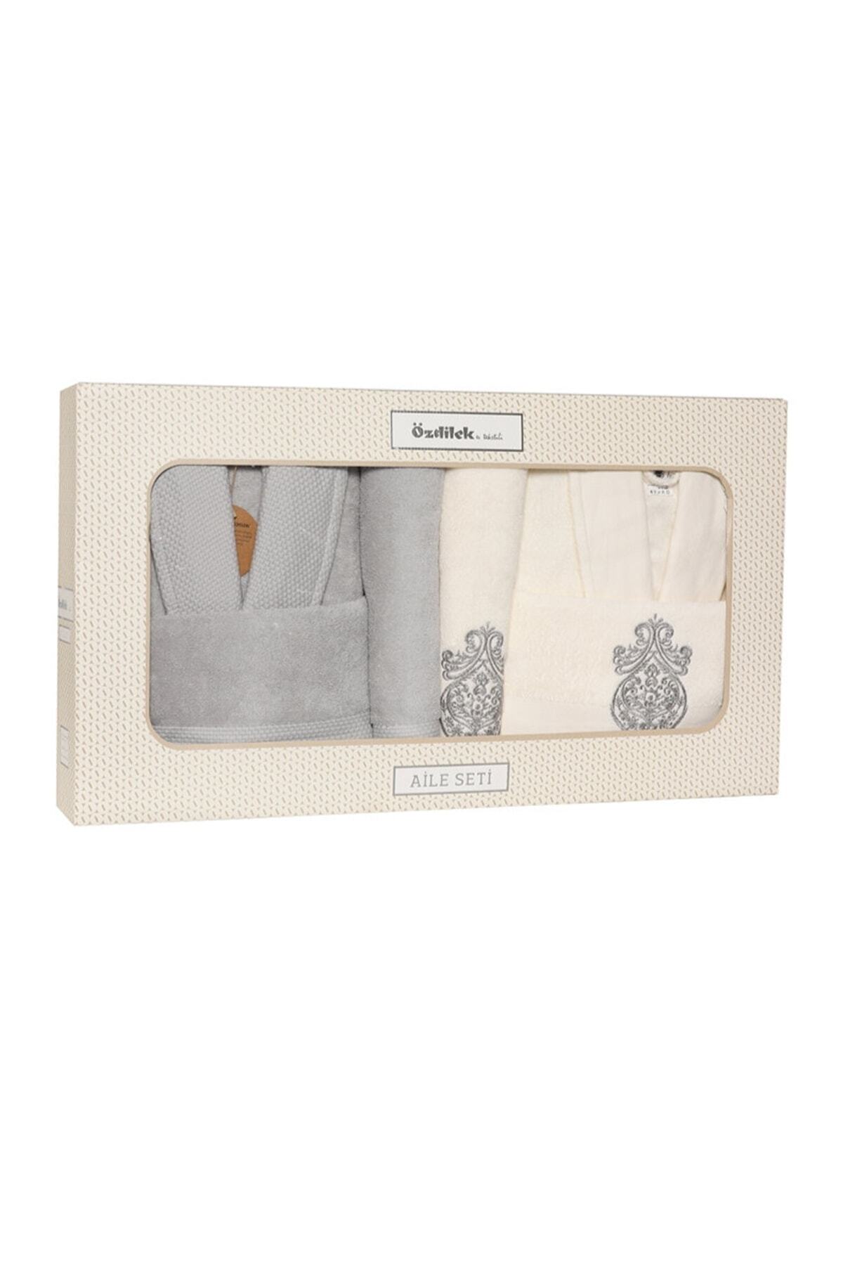 حوله پالتویی زنانه خاکستری ازدیلکÖzdilek | BC104279 اورجینال - تصویر 2