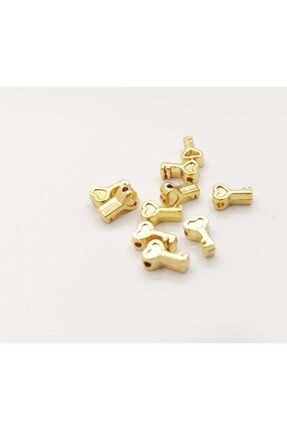 Kararma Yapmaz Gold Metal Takı Ara Aparatı Anahtar Figürü 50 Adet Ara Anahtar50