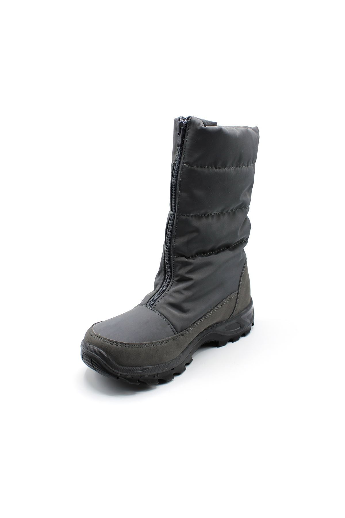 Scooter Ankle Boots Gray Block Trendyol