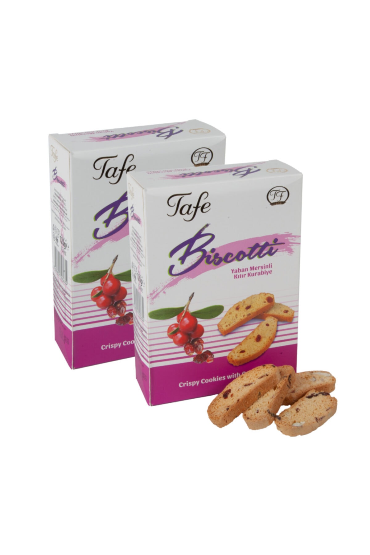 TAFE Biscotti Yaban Mersinli Kıtır Kurabiye 120g X 2 Adet Fiyatı ...