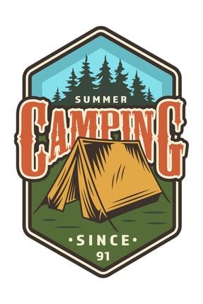 Off Road Camping Offroad Kamp Sticker Çadır 10 X 7 cm 795258219723