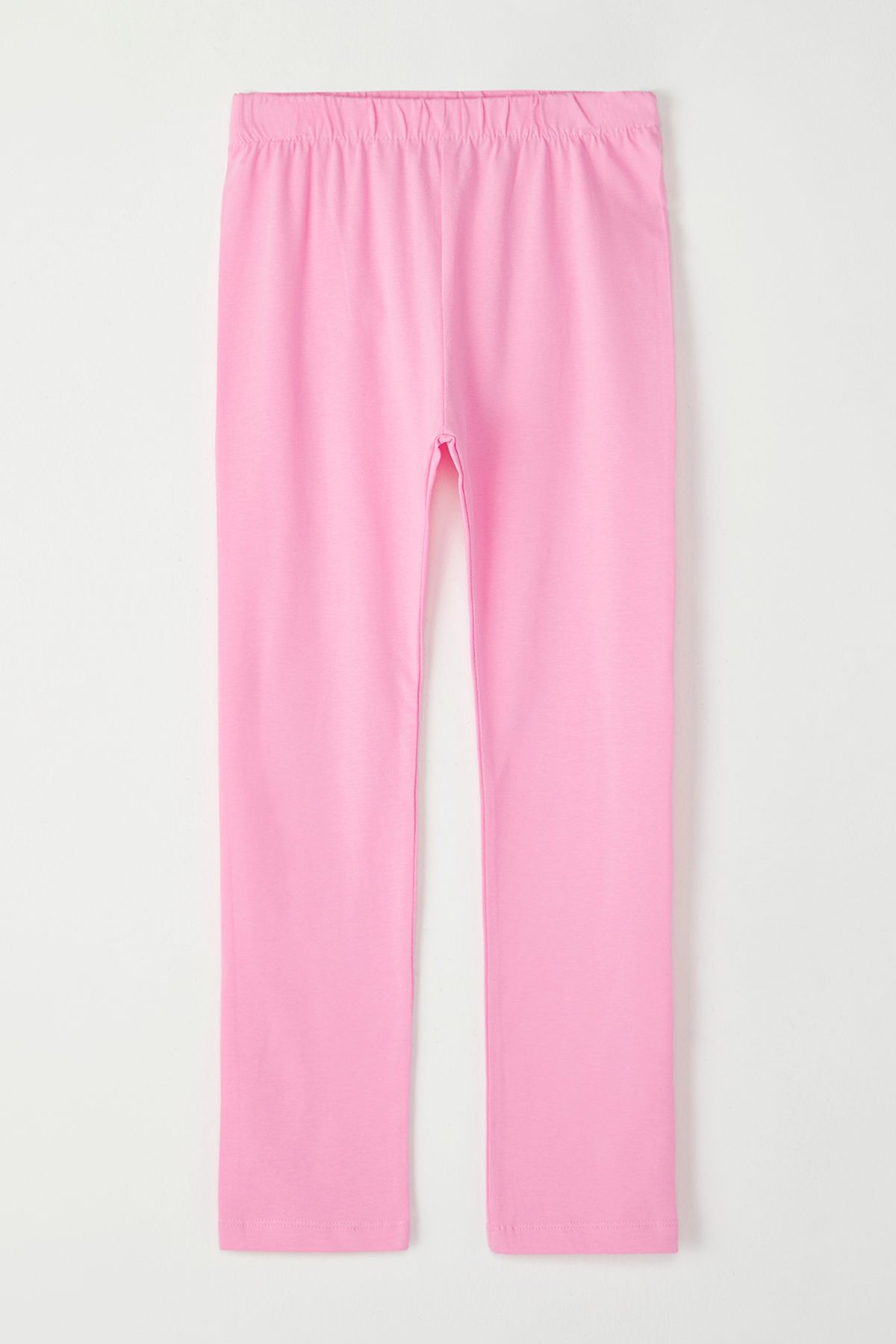 TRENDYOLKIDS-Black-Powder-Dusty Rose-Dark Pink-Burgundy 5-Piece Cotton Girls' Knitted Leggings Tkdss25Ta00000 4