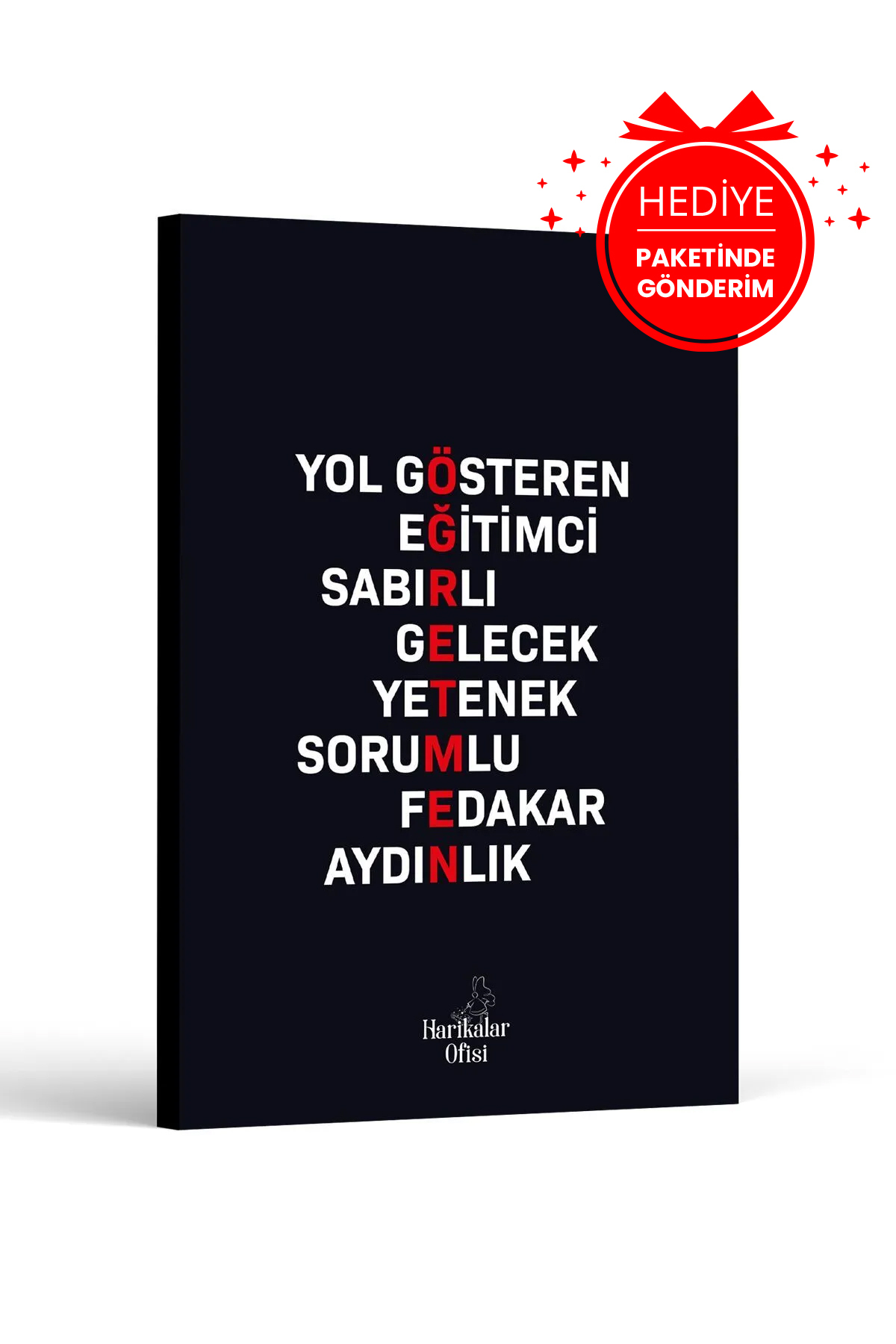 Harikalar Ofisi Öğretmenlere Özel Tasarımlı Tarihsiz Akademik Öğretmen Ajandası