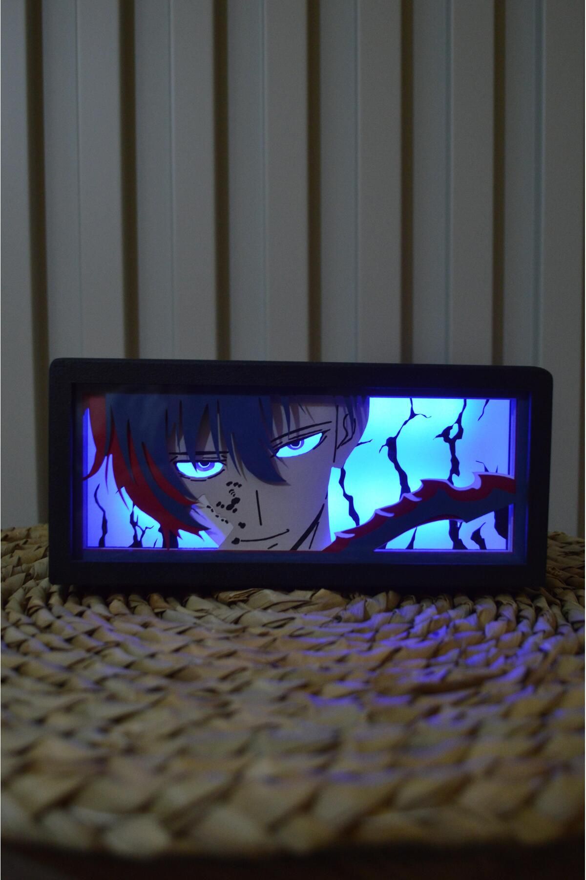 Yubi Design Sang Jin Woo , Solo Levelling - Işık Kutusu, Kağıt Kutusu, Anime, Light Box