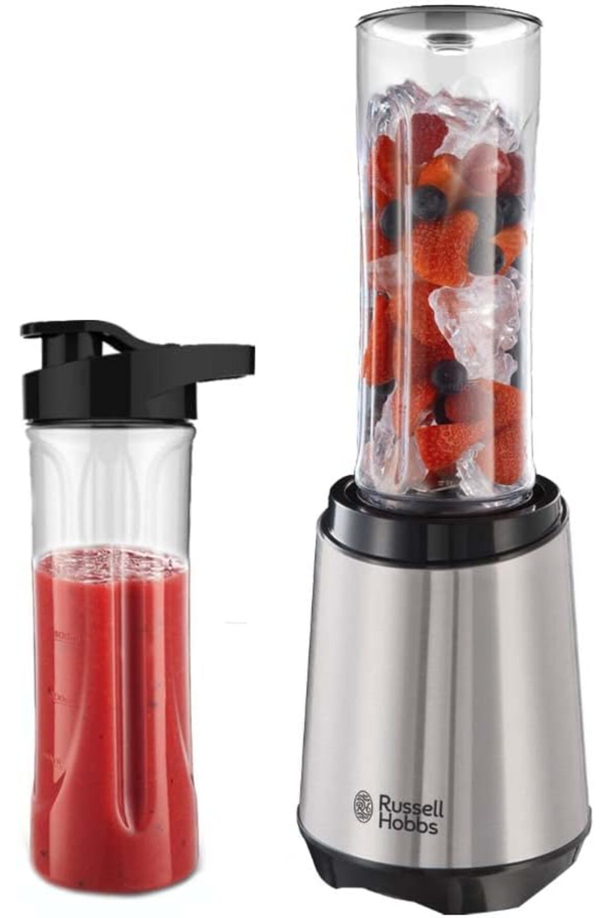 NcK Hobbs 23470-56 Mix&Go Mikser, 300 Watt, Paslanmaz Çelik, 600 ml, Siyah