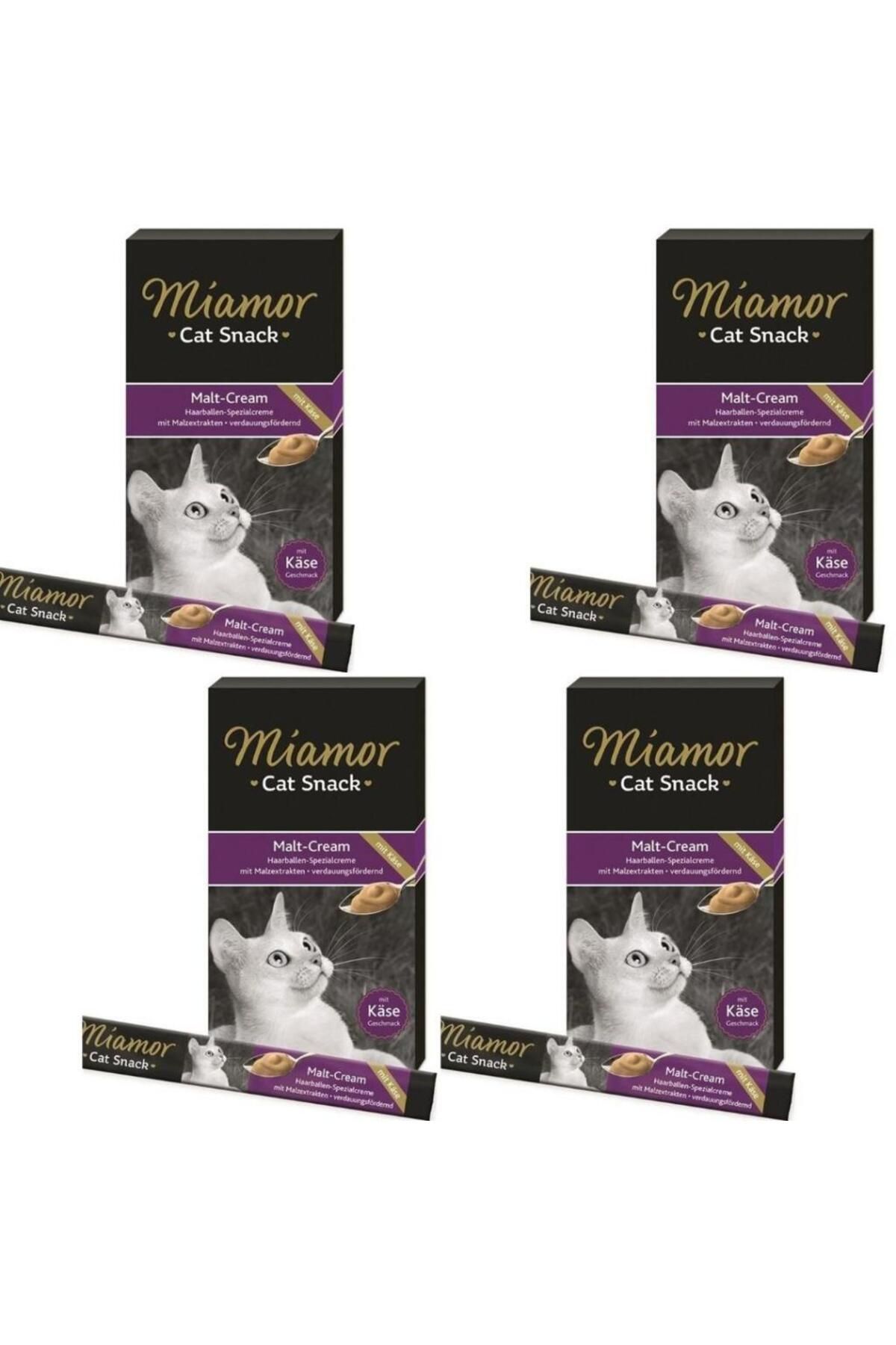 Miamor Cream Malt-Peynir Likit Kedi Ödülü 6x15 Gr X 4 Adet