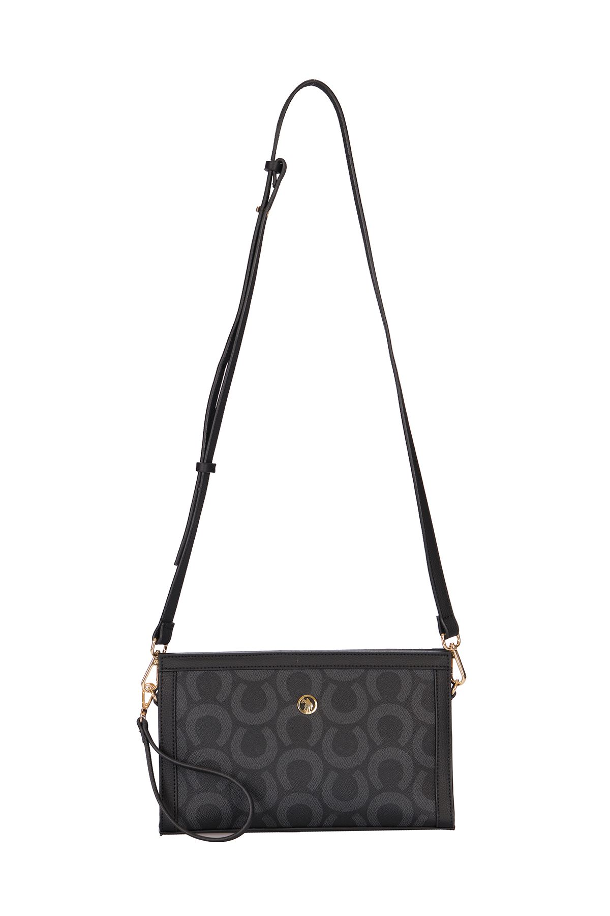 کیف مسنجر زنانه مشکی Us25176 U.S. Polo Assn.