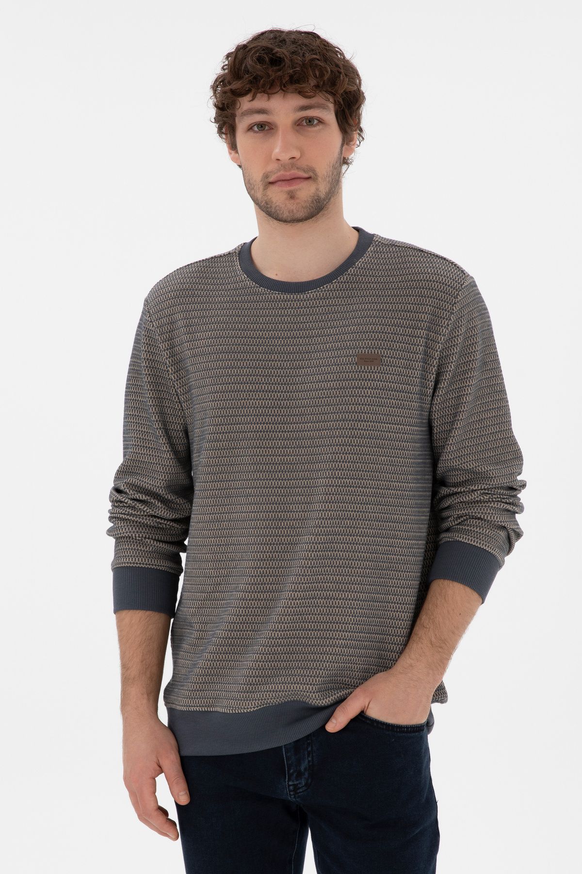 U.S. Polo Assn. Erkek Antrasit Sweatshirt 50290789-VR006